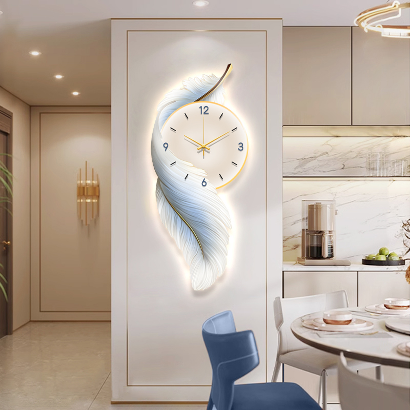 Interior Design Living Room And Kitchen - آلية لساعة الحائط الداخلية على مدار