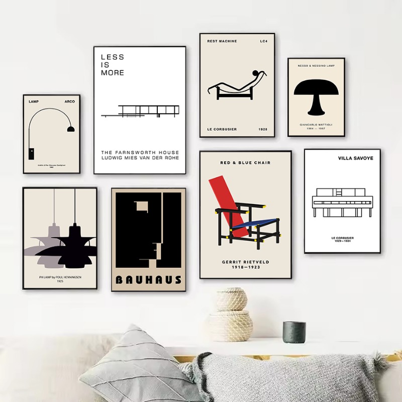 Interior Design Of House - لوحة فنية كلاسيكية لتصميم فنرزث هاوس
