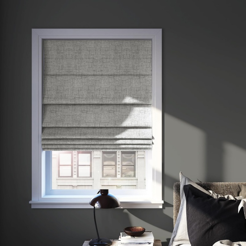 Linen Roller Blind - ستائر رومانية عازلة للضوء بنسبة 100%
