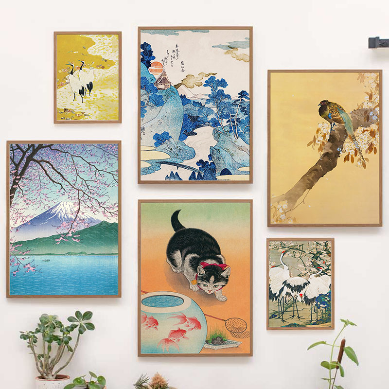 Interior Design Home Decor - اليابانية Katsushika Hokusai حائط لوح رسم
