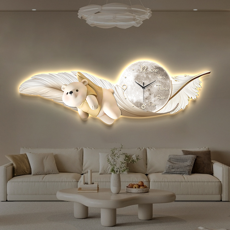 ساعة حائط كبيرة فاخرة، تاريخ د - مراجعة Interior Design Living Room And Kitchen وسعره