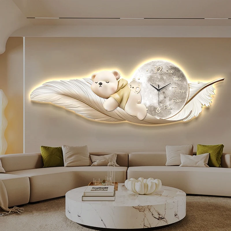 ساعة حائط كبيرة فاخرة، تاريخ د - مراجعة Interior Design Living Room And Kitchen وسعره
