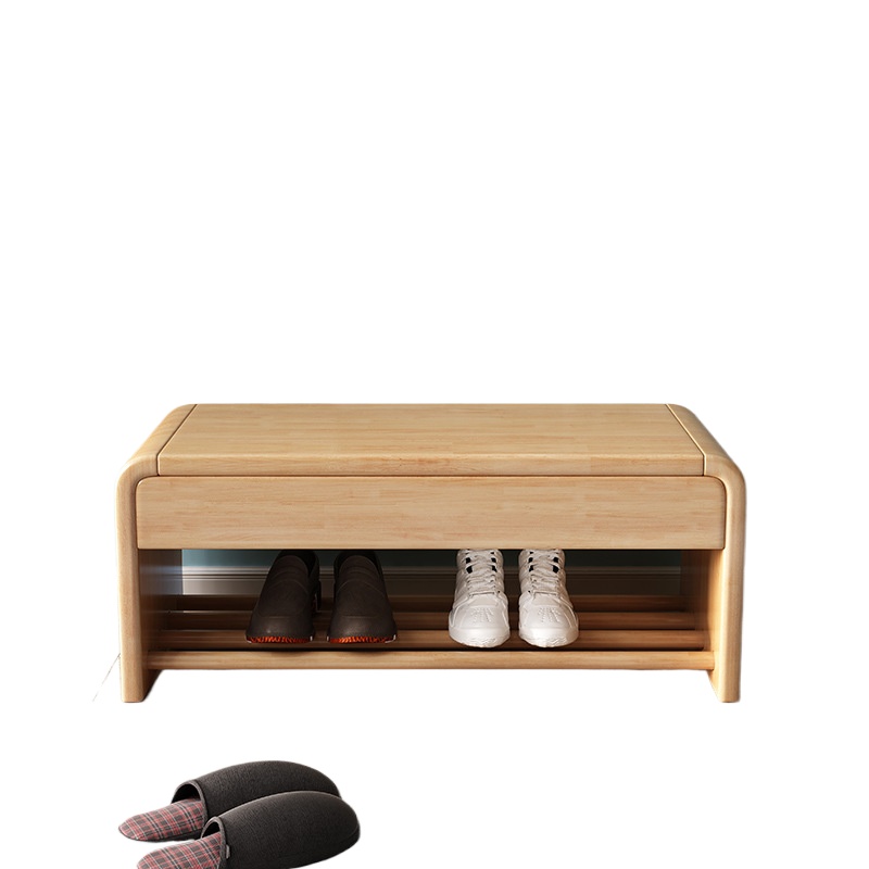 مقعد أحذية خشبي للمدخل المنزلي - مراجعة Muji Home Storage وسعره
