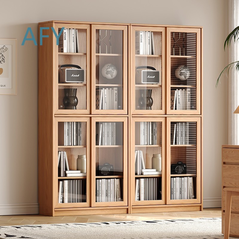خزانة كتب من خشب البلوط الصلب  - مراجعة Muji Home Storage وسعره