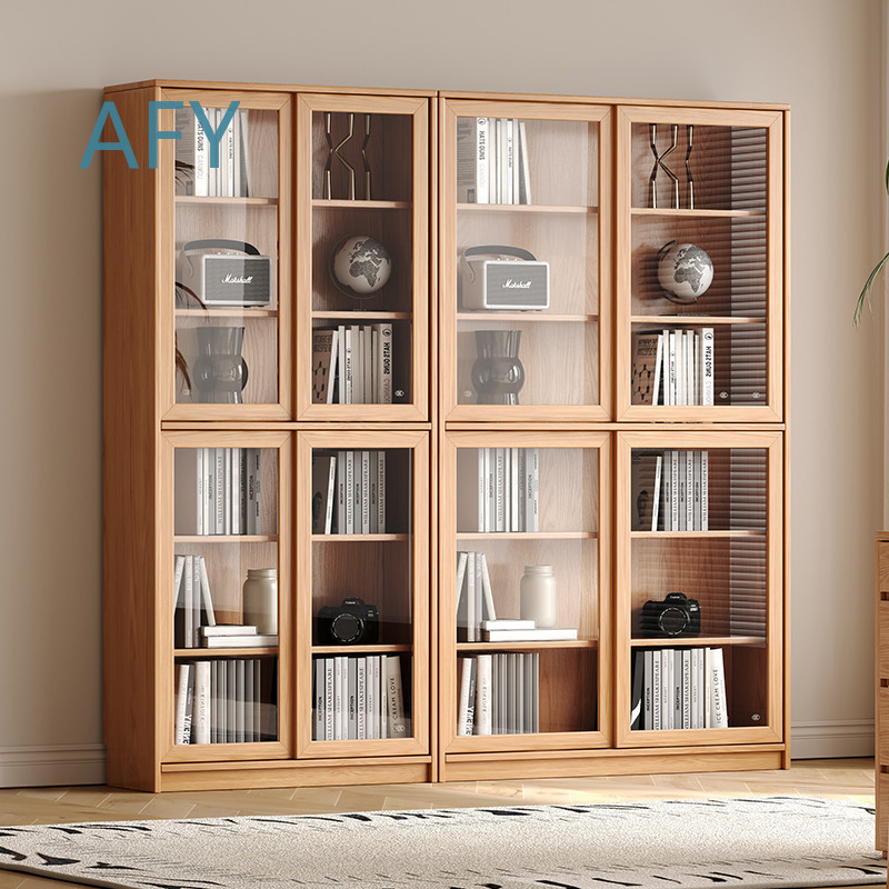 خزانة كتب من خشب البلوط الصلب  - مراجعة Muji Home Storage وسعره