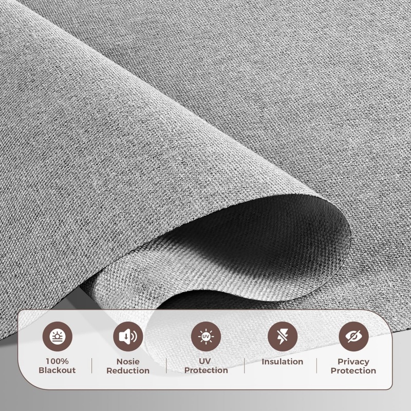 ستائر رومانية يدوية بدون حفر أ - مراجعة Linen Roller Blind وسعره