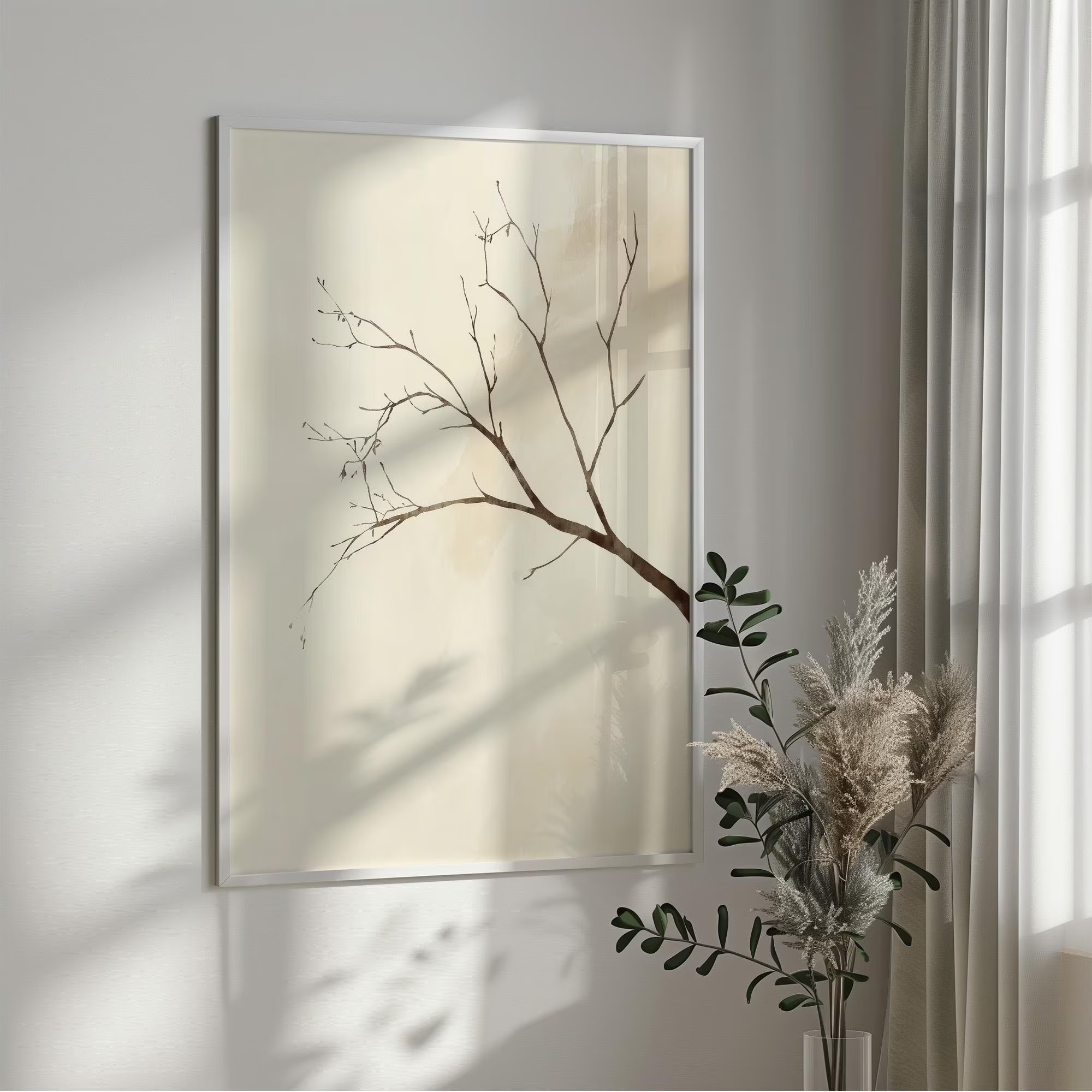 لوحة فنية جدارية داخلية، Wabi- - مراجعة Interior Design Studio وسعره