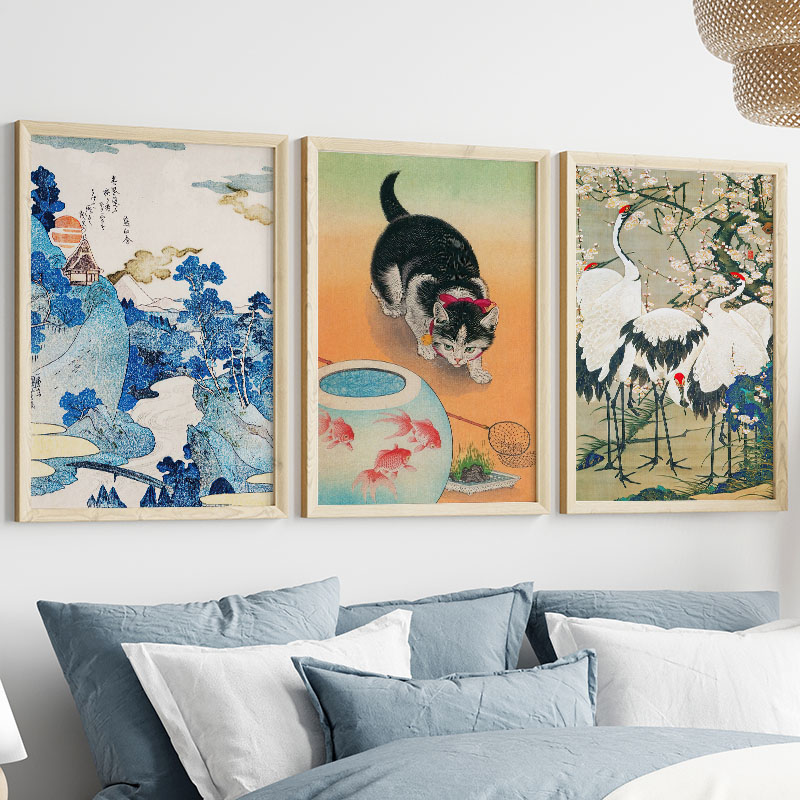 اليابانية Katsushika Hokusai ح - مراجعة Interior Design Home Decor وسعره