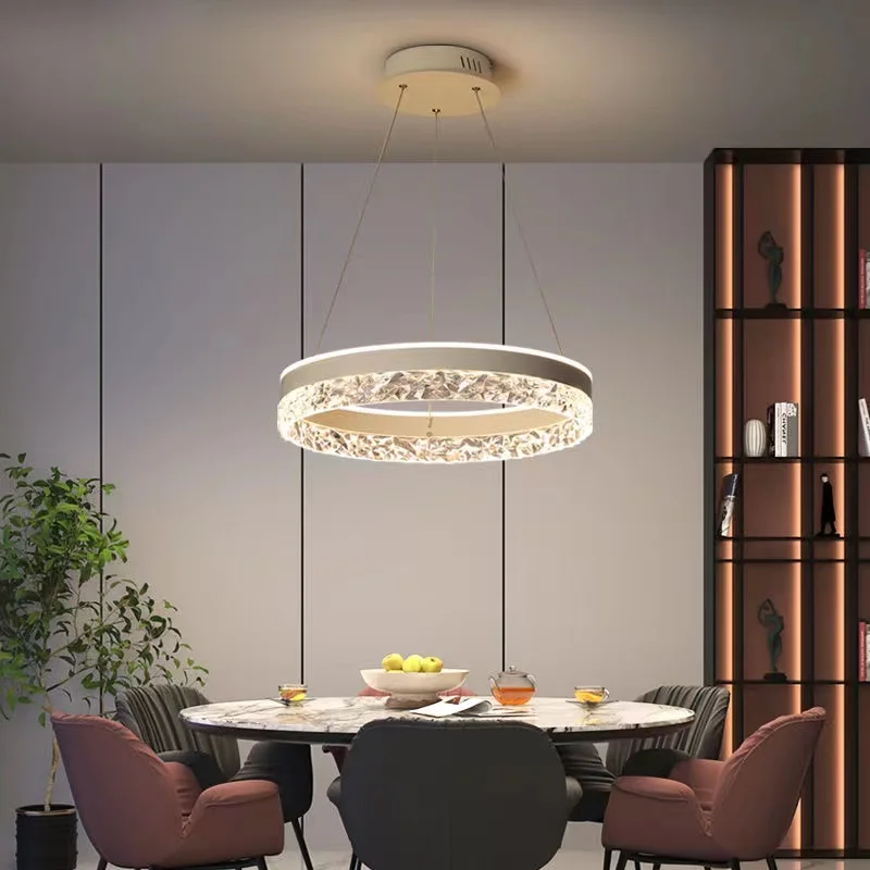 ضوء قلادة LED كريستالي فاخر حد - مراجعة Interior Design Living Room And Kitchen وسعره