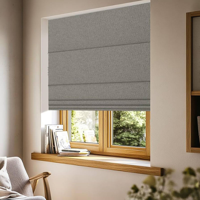 ستائر رومانية من الكتان الفرنس - مراجعة Linen Roller Blind وسعره